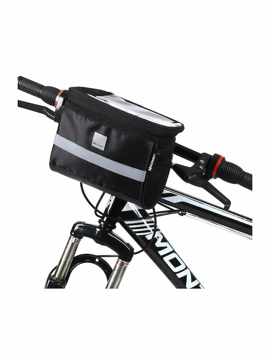 Wozinsky Τσαντάκι Τιμονιού Ποδηλάτου 2lt 2lt Μαύρο