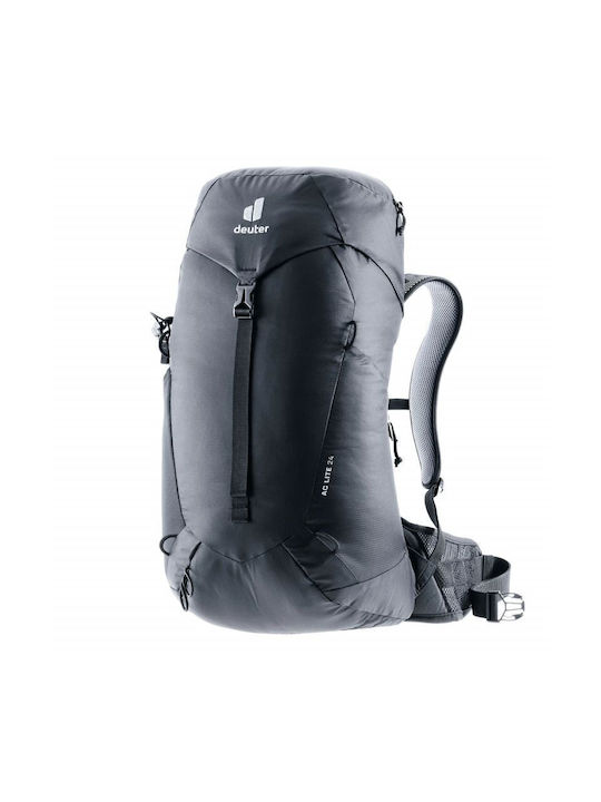 Deuter Ac Lite 24 Ορειβατικό Σακίδιο 24lt Αδιάβροχο Μαύρο Daypack