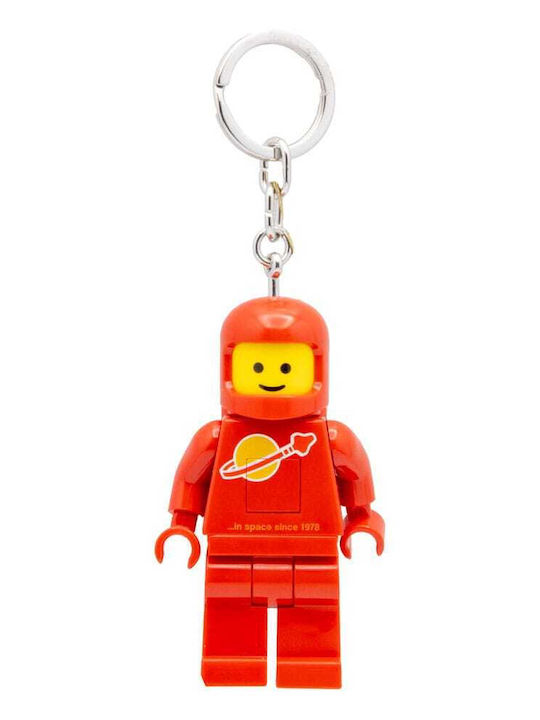 Lego Light-up Keychain Astronaut Red 8 Cm