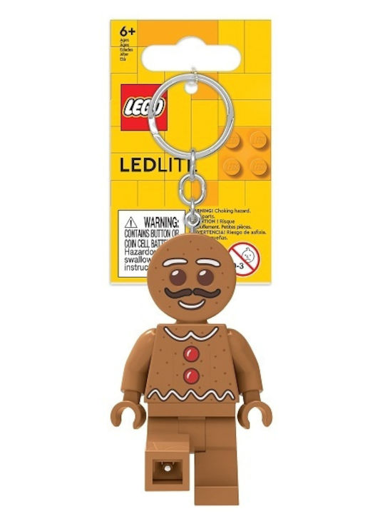 LEGO Μπρελόκ Gingerbread Man με Led LGL-KE182H