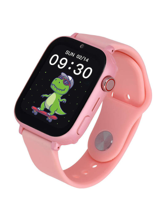Garett Παιδικό Smartwatch Pro 4g με GPS & Κάμερα Ροζ