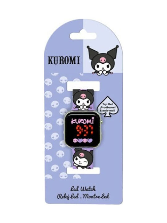 Kids Licensing Παιδικό Ψηφιακό Ρολόι 30mm Λιλά