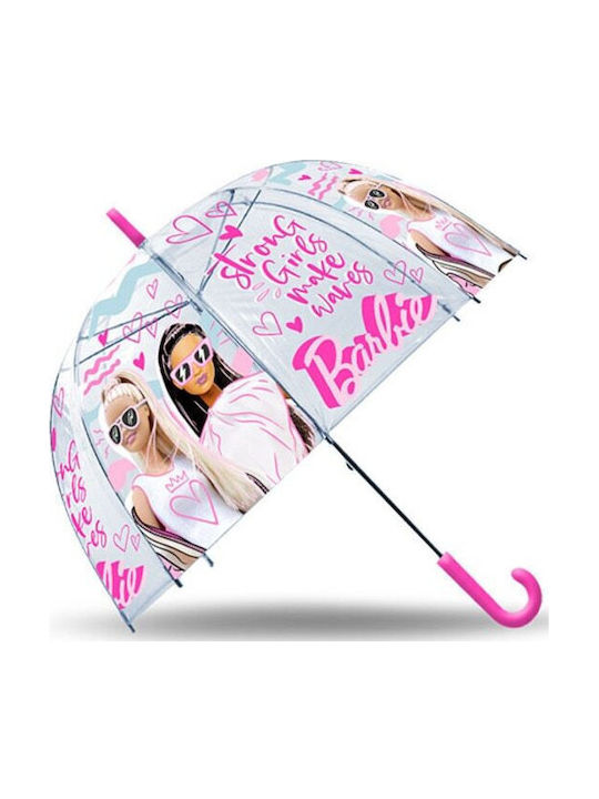 Barbie Παιδική Ομπρέλα Μπαστούνι Πολύχρωμη με Διάμετρο 46εκ. DMRH5WMBM