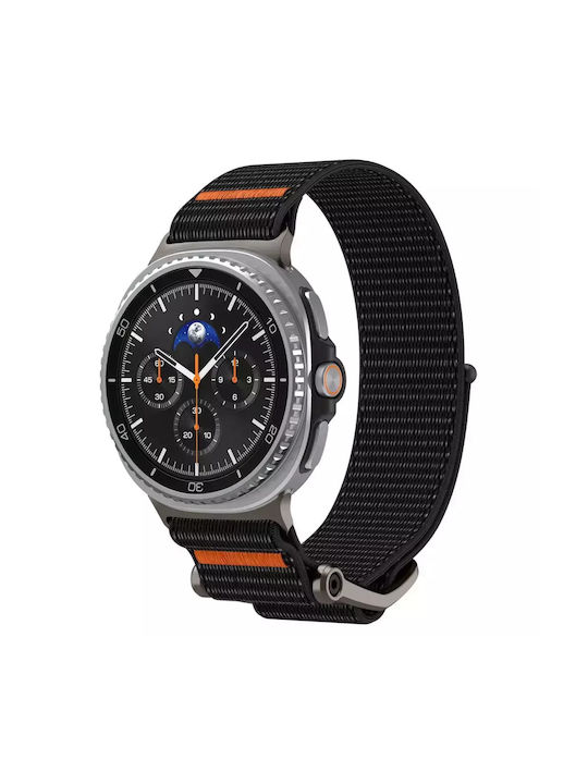 Spigen DuraPro Flex Λουράκι Υφασμάτινο Μαύρο (Galaxy Watch 8 / 8 Classic) AMP10116
