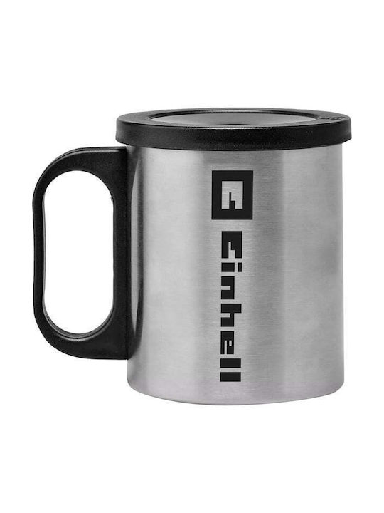 Einhell Tecf 18 Lisolo Κούπα Κεραμική με Καπάκι Μαύρη 240ml 4609991