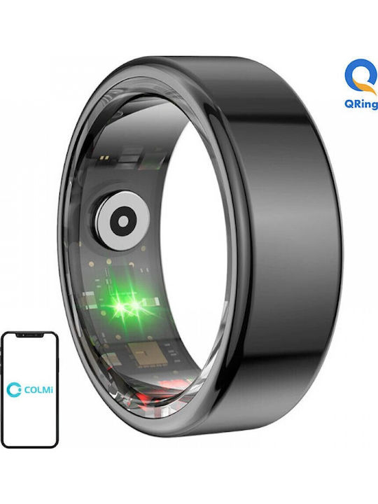 Colmi R02 Smart Ring 19.8mm με Παλμογράφο Μαύρο