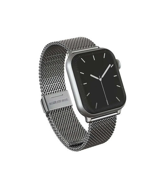 Burga Λουράκι Ανοξείδωτο Ατσάλι Ασημί (Apple Watch 4/5/6/7/8/9/10/11, SE, Ultra)