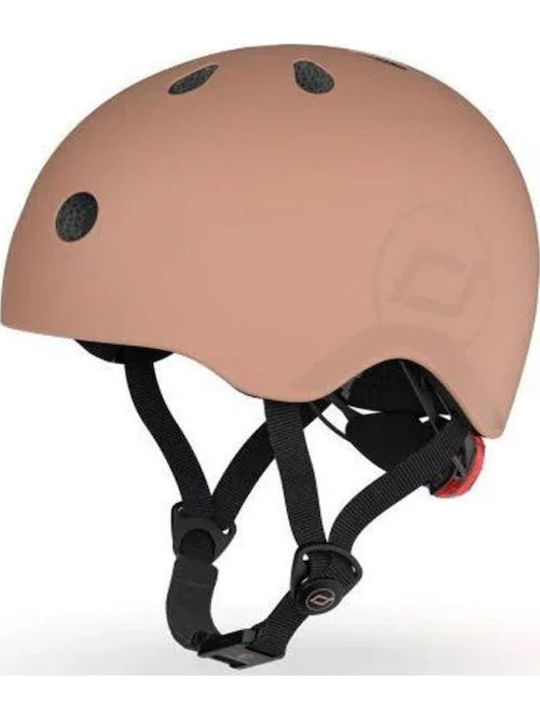 Scoot & Ride 00828 Παιδικό Κράνος για Ποδήλατο & Πατίνι Καφέ