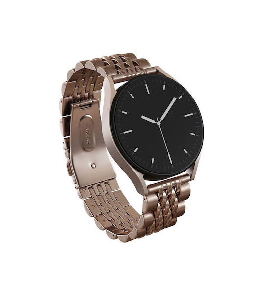 Burga Chic Royal Λουράκι Ανοξείδωτο Ατσάλι Ροζ Χρυσό (Universal 20mm)