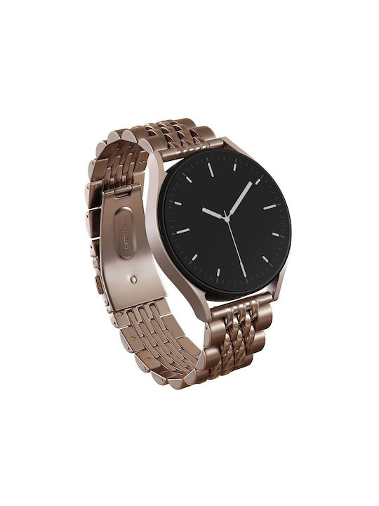 Burga Chic Royal Λουράκι Ανοξείδωτο Ατσάλι Ροζ Χρυσό (Universal 20mm)