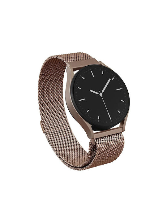 Λουράκι Burga Metal Mesh Universal 22 Mm Rose Gold