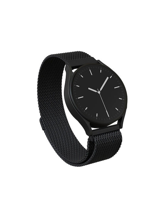 Λουράκι Burga Metal Mesh Universal 20 Mm Black