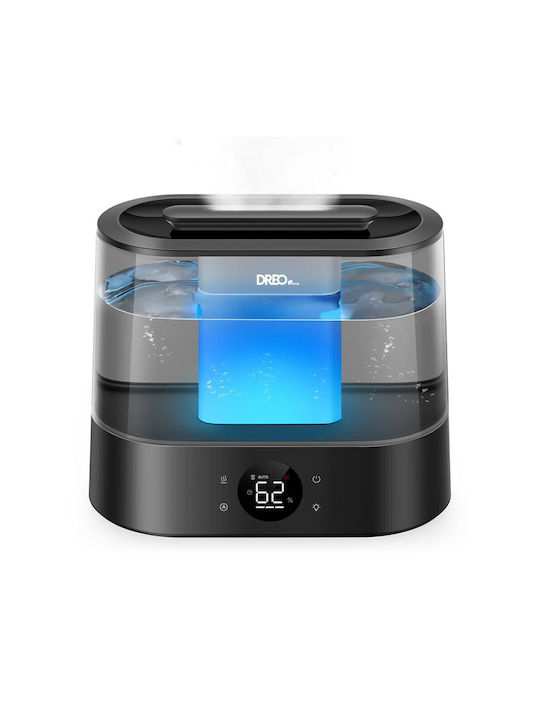 Dreo Led Συσκευή Αρωματοθεραπείας με Χρονοδιακόπτη Μαύρη 300ml