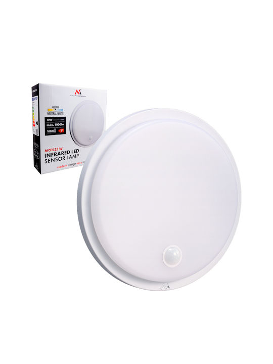 Maclean Energy Επιτοίχιο Εξωτερικό Φωτιστικό LED IP65 10W MCE525 W