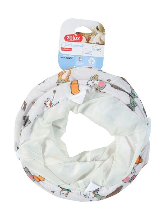 Zolux Chatouille Tunnel Cats Mice Pattern Cat Toy 50cm