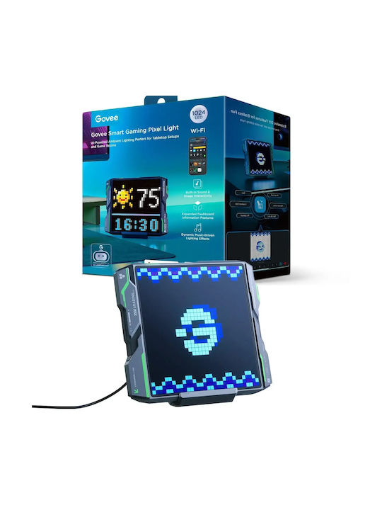 Govee Smart Διακοσμητικό Φωτιστικό Gaming Pixel LED RGB 18.5x15x3.5εκ. 20881414773
