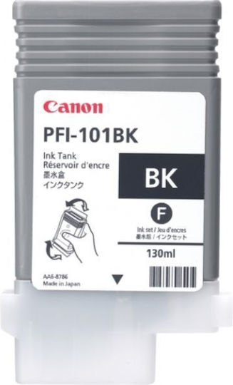 Canon PFI-101BK Γνήσιο Μελάνι Εκτυπωτή InkJet Μαύρο (0883B001)