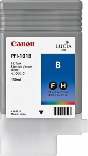 Canon PFI-101B Γνήσιο Μελάνι Εκτυπωτή InkJet Κυανό (0891B001)