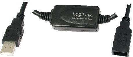 LogiLink USB 2.0 Cable USB-A male - USB-A female 10m (UA0143)