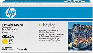 HP CE262AC Γνήσιο Toner Laser Εκτυπωτή Κίτρινο 11000 Σελίδων CE262AC