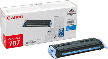 Canon 707 Γνήσιο Toner Laser Εκτυπωτή Κυανό 5000 Σελίδων 9423A004