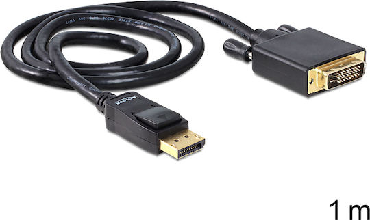 DeLock Cable DVI-D male - DisplayPort male 1m (82590)