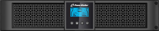 Powerwalker VI 1000 RT LCD Mini UPS Line-Interactive 1000VA 900W με 8 IEC Πρίζες