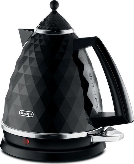 De'Longhi Brillante Βραστήρας 1.7lt 2000W Μαύρος