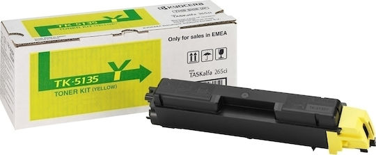 Kyocera TK-5135Y Γνήσιο Toner Laser Εκτυπωτή Κίτρινο 5000 Σελίδων (1T02PAANL0)