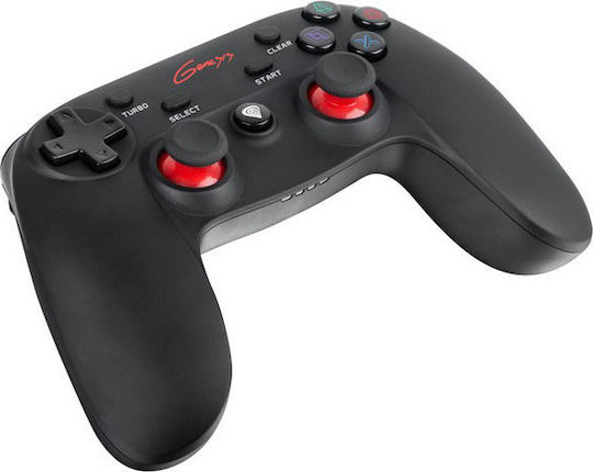 Genesis PV65 Ασύρματο Gamepad για PC / PS3 Μαύρο
