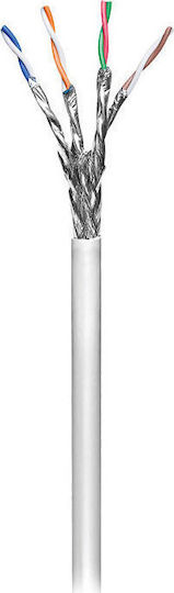 Goobay S/FTP Cat.6 Καλώδιο Δικτύου Ethernet χωρίς ακροδέκτες 305m Γκρι 1τμχ 95696