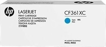 HP 508X Contract Γνήσιο Toner Laser Εκτυπωτή Κυανό High Yield 9500 Σελίδων CF361XC