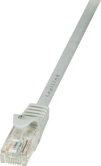 LogiLink U/UTP Cat.6 Καλώδιο Δικτύου Ethernet 2m Γκρι 1τμχ CP2052U