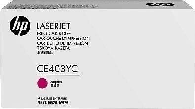 HP CE403YC Toner Magenta Γνήσιο Toner Laser Εκτυπωτή Ματζέντα/Κυανό/Μαύρο High Capacity CE403YC