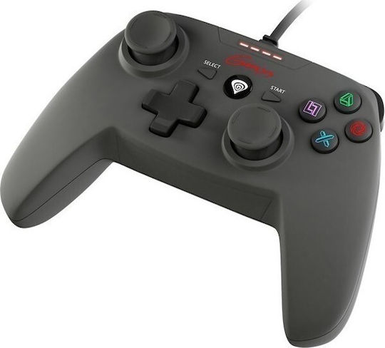 Genesis P58 Ενσύρματο Gamepad για PC / PS3 Μαύρο