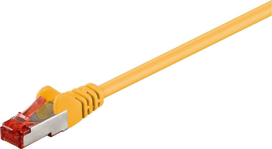 Goobay S/FTP Cat.6 Καλώδιο Δικτύου Ethernet 20m Κίτρινο 1τμχ 68307
