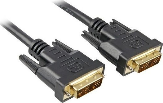 Sharkoon Cable DVI-D male - DVI-D male 3m