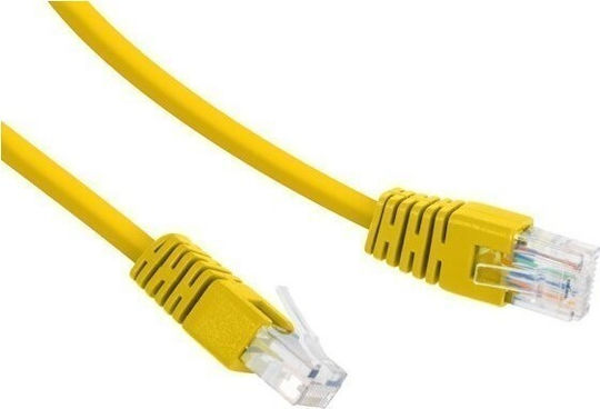 Cablexpert U/UTP Cat.6 Καλώδιο Δικτύου Ethernet 1m Κίτρινο 1τμχ PP6U-1M/Y