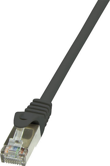 LogiLink F/UTP Cat.6 Καλώδιο Δικτύου Ethernet 7.5m Μαύρο 1τμχ CP2083S