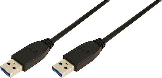 LogiLink USB 2.0 Cable USB-A male - USB-A male 1m (CU0038)