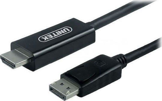 Unitek Cable DisplayPort male - HDMI male 1,8m (Y-5118CA)