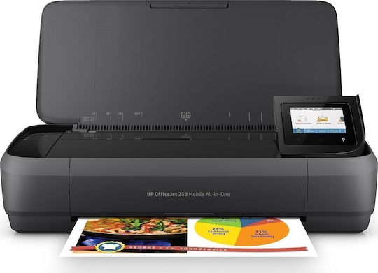 HP OfficeJet 250 Mobile All-in-One Έγχρωμο Πολυμηχάνημα Inkjet με WiFi και Mobile Print