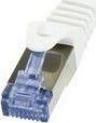 LogiLink S/FTP Cat.6a Καλώδιο Δικτύου Ethernet 0.5m Λευκό 1τμχ CQ3021S