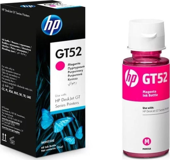 HP GT52 Γνήσιο Μελάνι Εκτυπωτή InkJet Ματζέντα (M0H55AE)