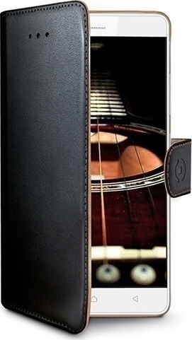 Celly Wally Book Δερματίνης Μαύρο (Huawei Mate 10 Lite) WALLY693