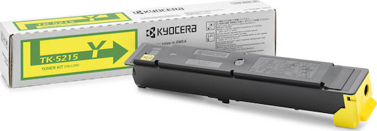 Kyocera TK-5215Y Γνήσιο Toner Laser Εκτυπωτή Κίτρινο 15000 Σελίδων (1T02R6ANL0)