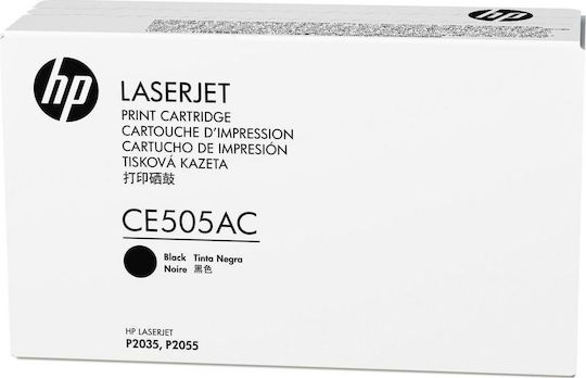 HP 05A Γνήσιο Toner Laser Εκτυπωτή Μαύρο 2300 Σελίδων CE505AC