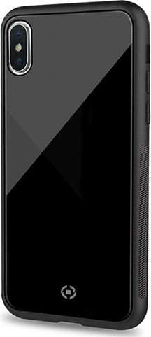 Celly Diamond Back Cover Σιλικόνης Μαύρο (iPhone XS Max) DIAMOND999BK