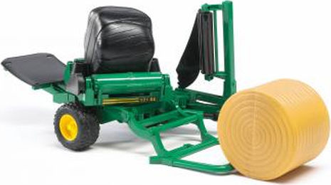 Bruder Bale Wrapper With Round Bales Φορτηγό 1:16 Αγροτικό για 3+ Ετών