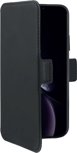 Celly Prestige Book Δερματίνης Μαύρο (iPhone XR)